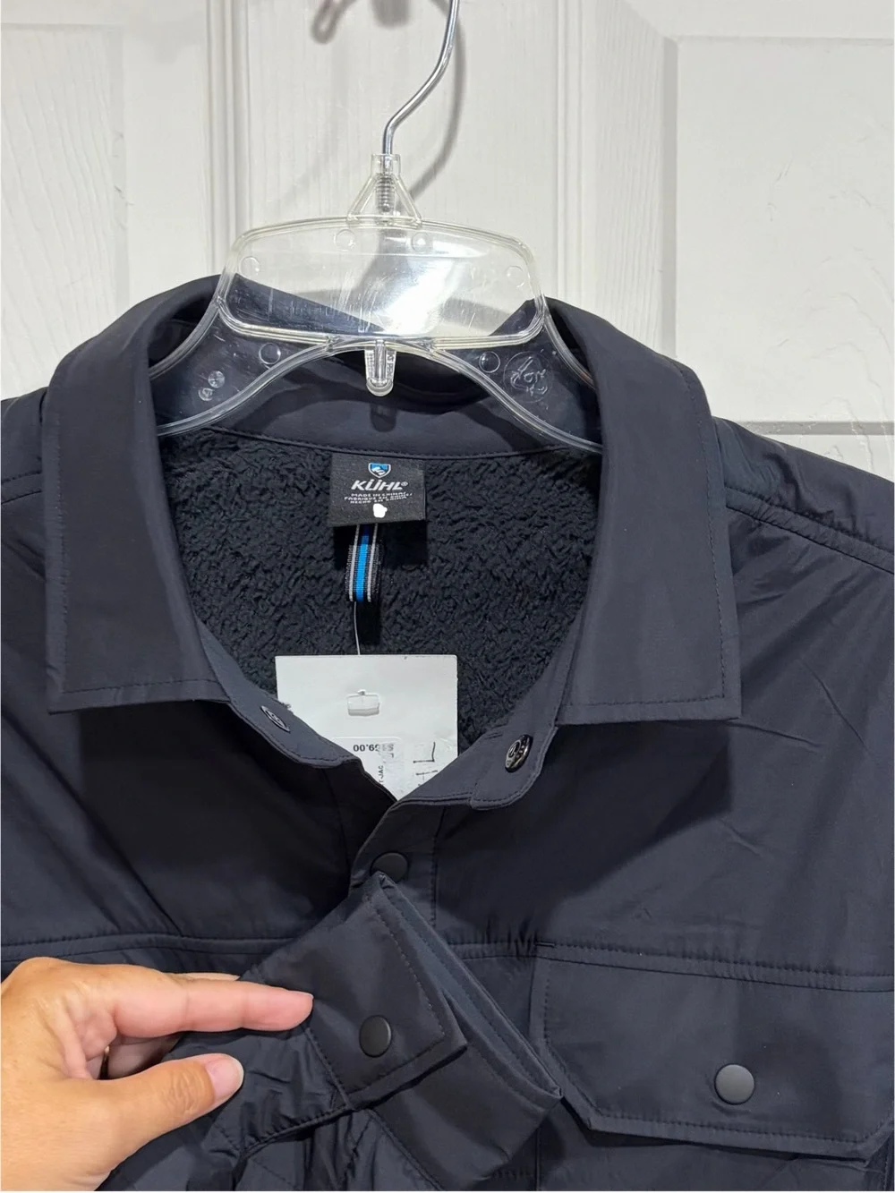Kuhl Men's XL One Shirt-Jac Shirt Jacket Black NWT Lightweight Warmth Adventure